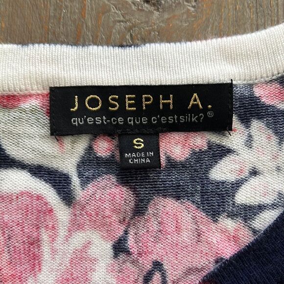 Joseph A Button Down Floral Cardigan Sweater - S - Picture 7 of 9